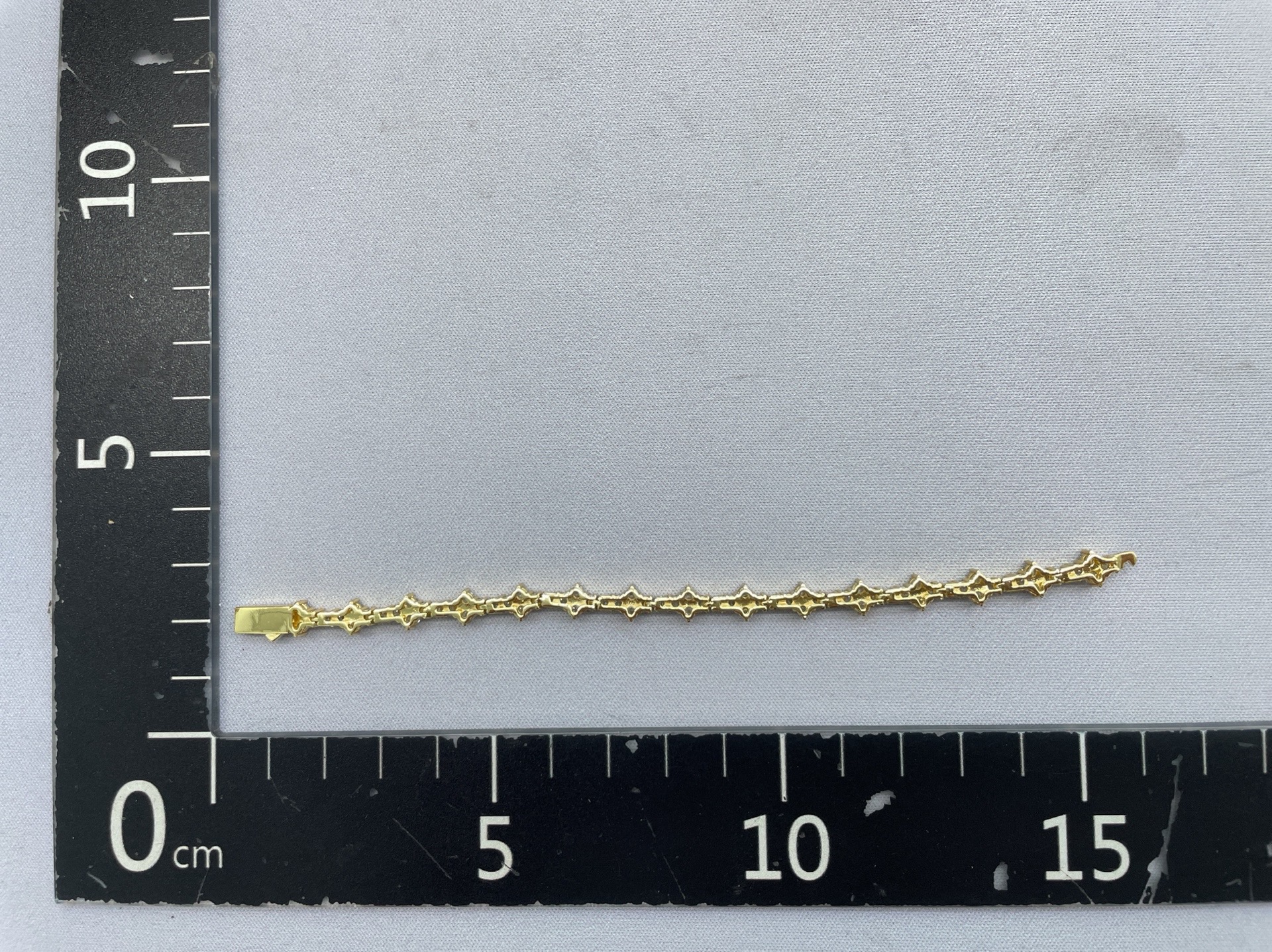 Meisa jewelry plum blossom tennis chain zircon men’s hip hop necklace hiphop fashion trendy brand spring buckle hip hop