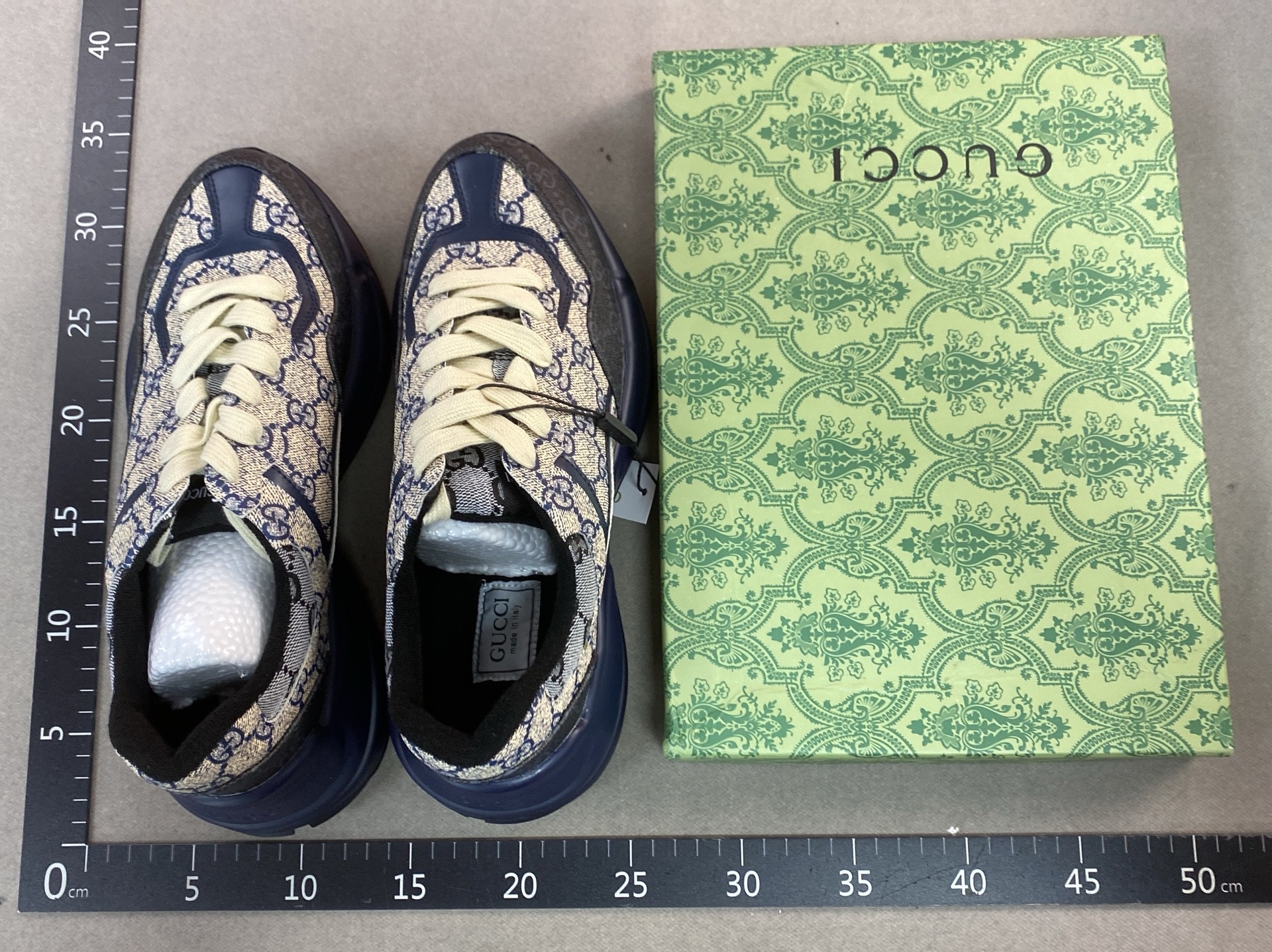 Dad shoes new color printing limited retrothick sole height increasing shoes white shoes