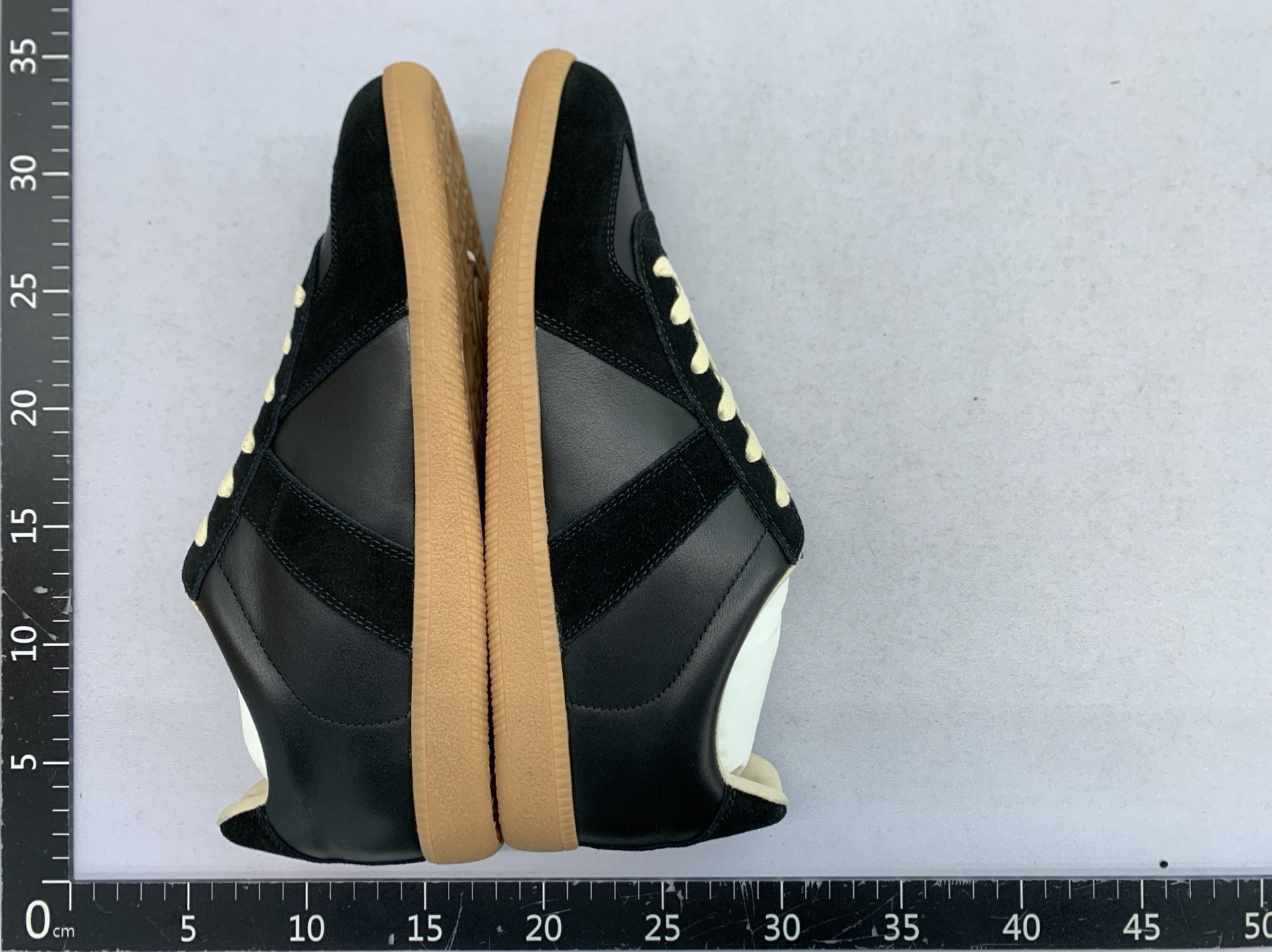 Pure original mm6 german training shoes men’s sneakers hidden heel genuine leather white shoes women’s retro classic summer cross-border
