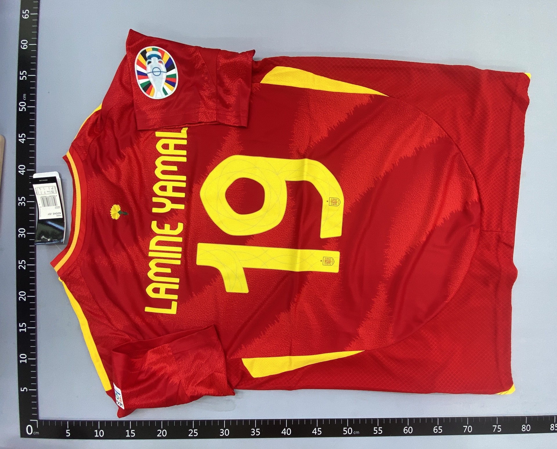 Wholesale yamal lamine yamal no. 19 barcelona spain jersey european adult football jersey fan