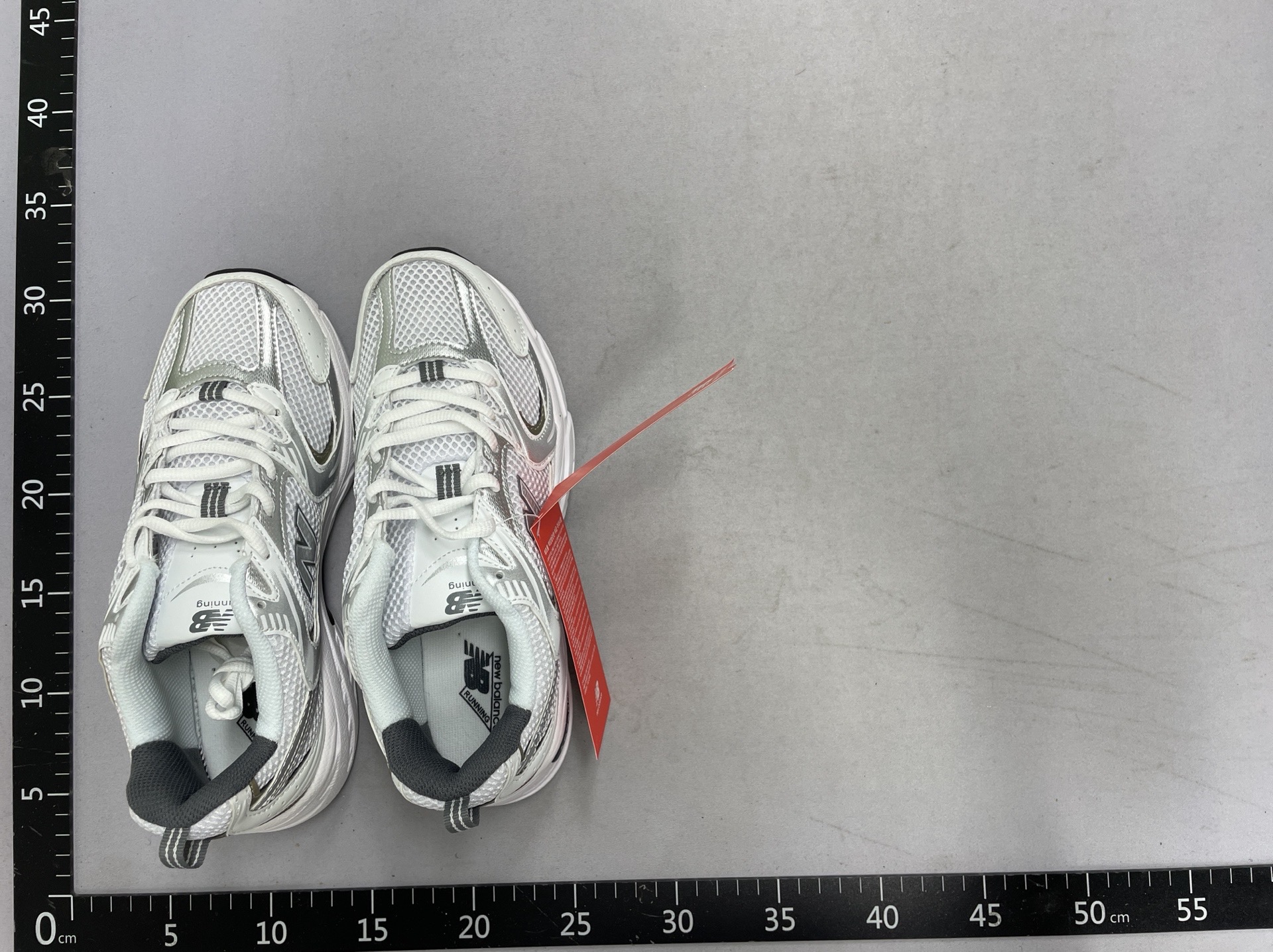 莆田鞋新百伦低帮纯原NB530 复古银白色网面跨境老爹运动鞋跑步鞋