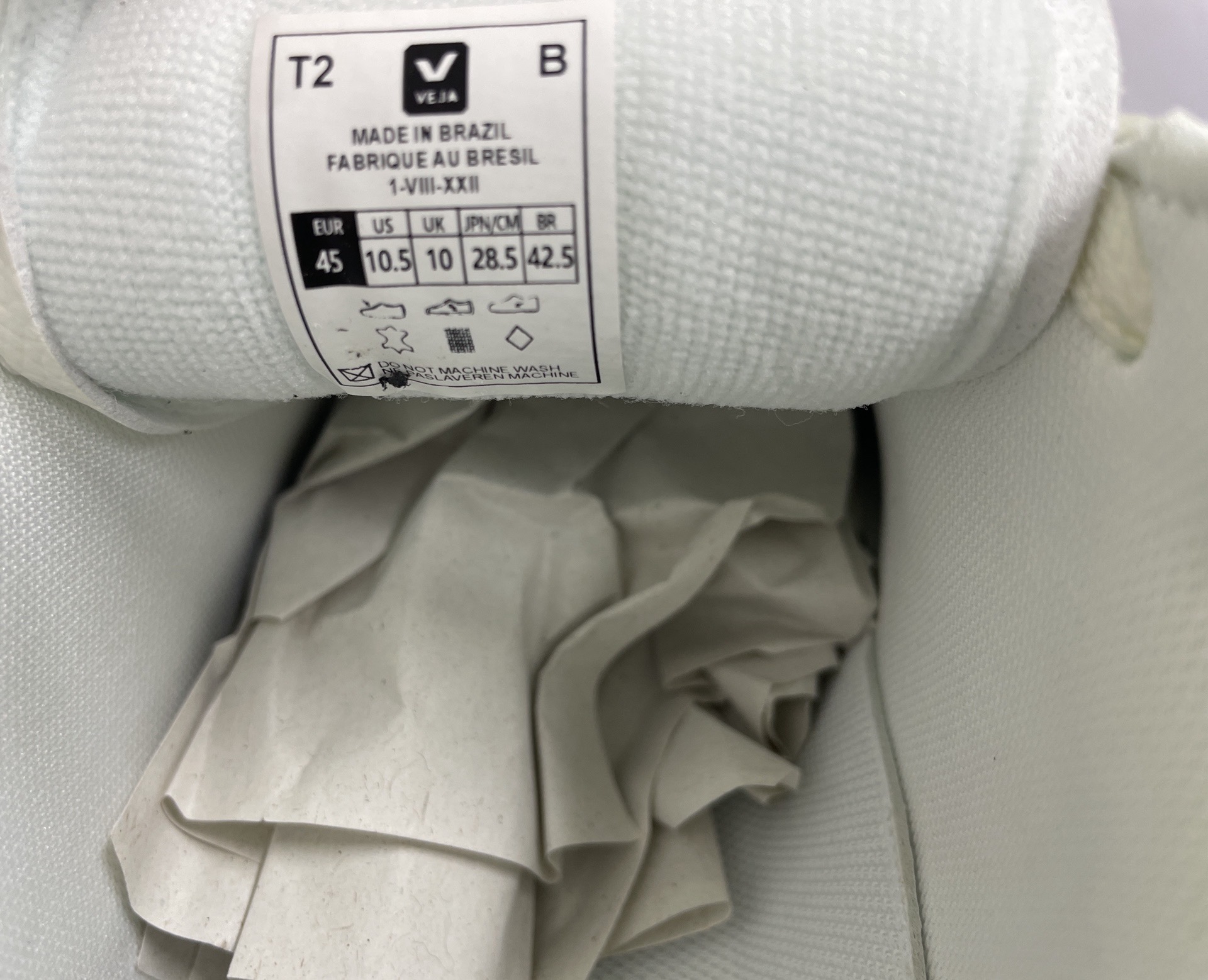 Tz batch vej*a campo chrome series white shoes