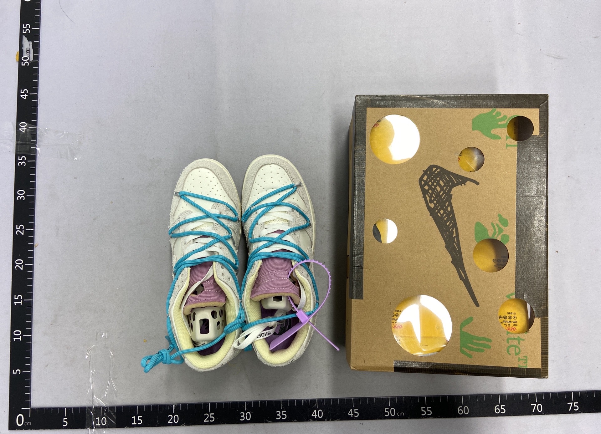 莆田纯原dunkSbLow板鞋OW联名The50绑带男女板鞋低帮休闲运动鞋