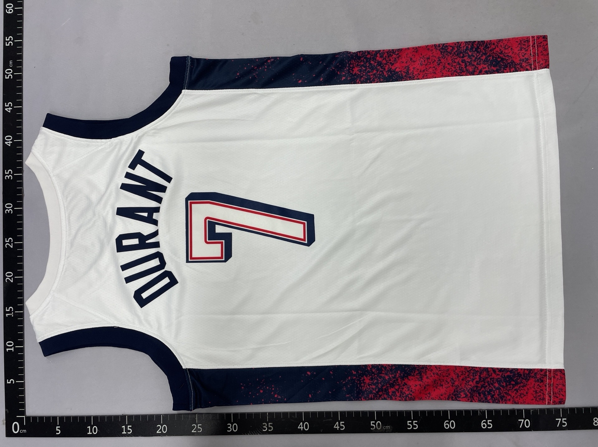 2024 paris basketball men’s usa dream team no. 6 james curry edwards duran heat pressed jersey