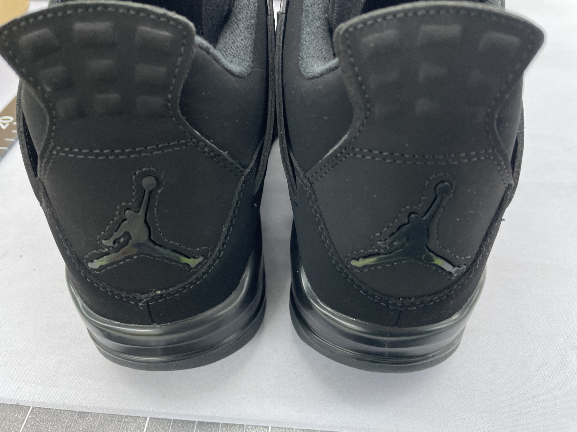 纯原新G头层版本 aj4 白水泥 麂皮刷色感十足 头层皮➕乳胶鞋垫男款篮球鞋