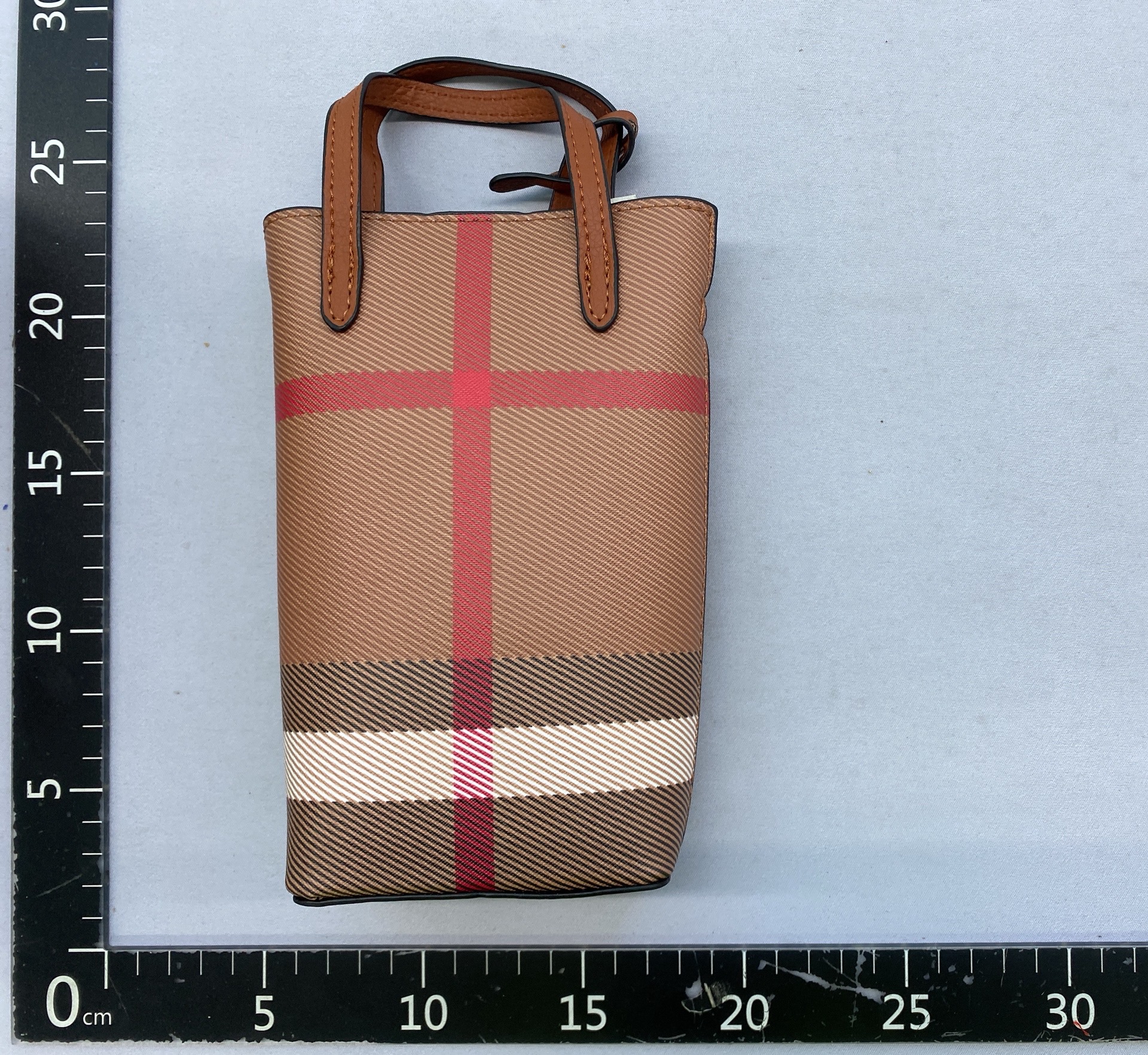 Women’s phone bag 2025 new lightweight handheld plaid shoulder bag ladies’ niche high-end crossbody small square bag trendy