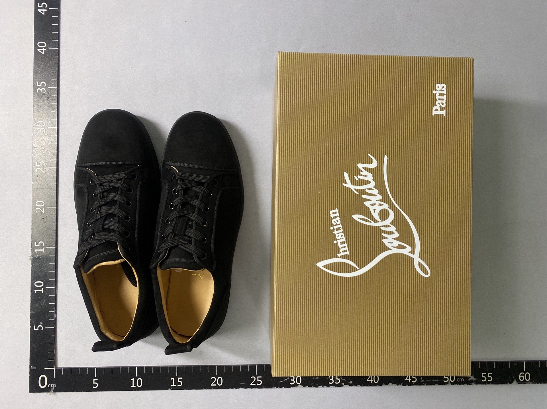 European station acl red sole shoes men’s new cl men’s shoes suede low-top red sole sneakers trendy casual red sole shoes