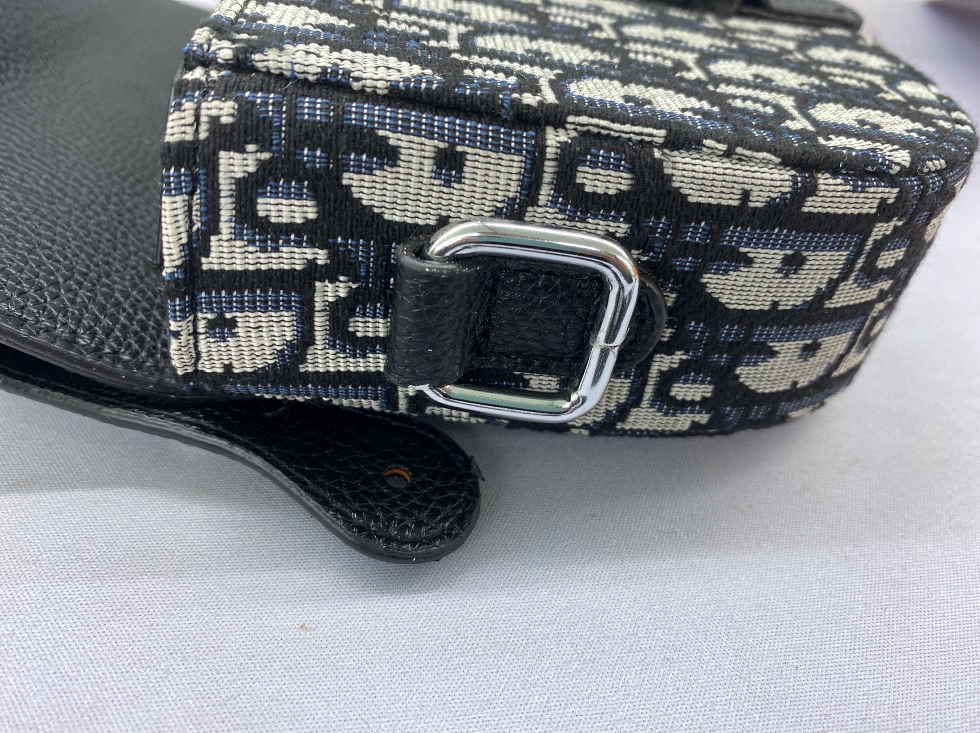 2024export dijia saddle bag niche styleelegant shoulder bag embroider crossbody letter unisex messenger bag