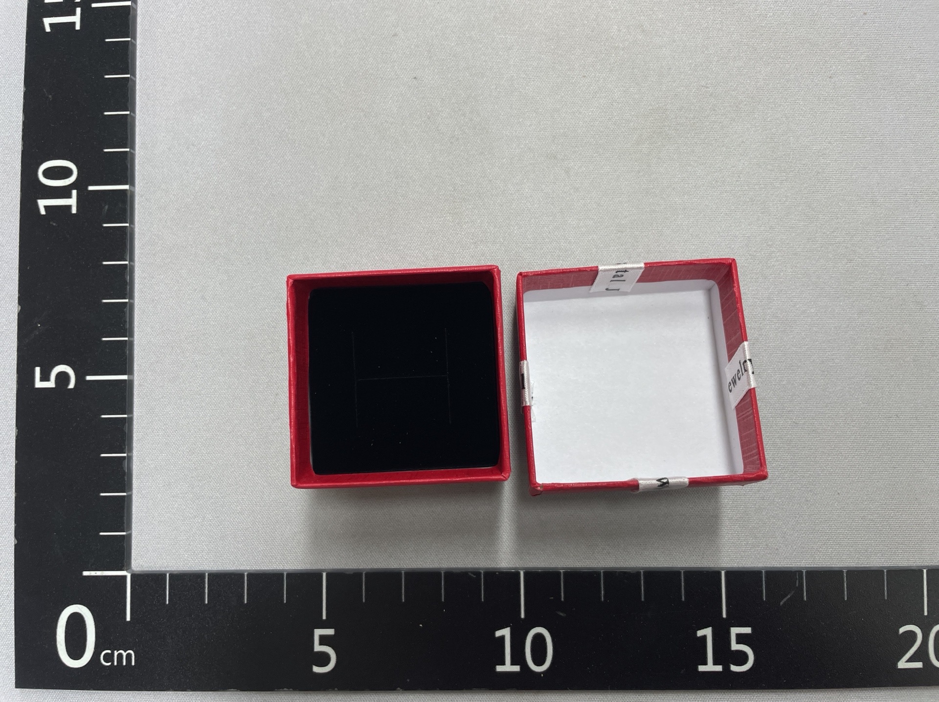 English letter bow jewelry packaging box square heaven and earth cover ring necklace jewelry packaging box small gift box
