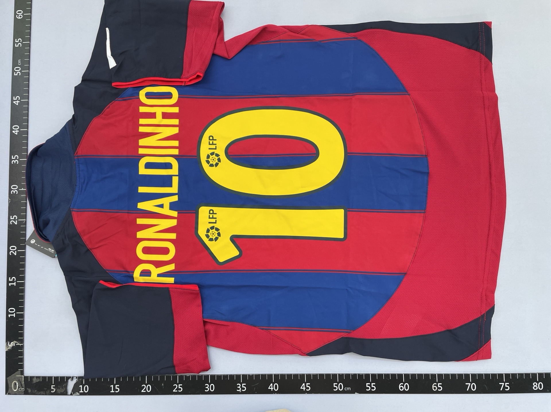 Retro barcelona home number 10 messi retro jersey