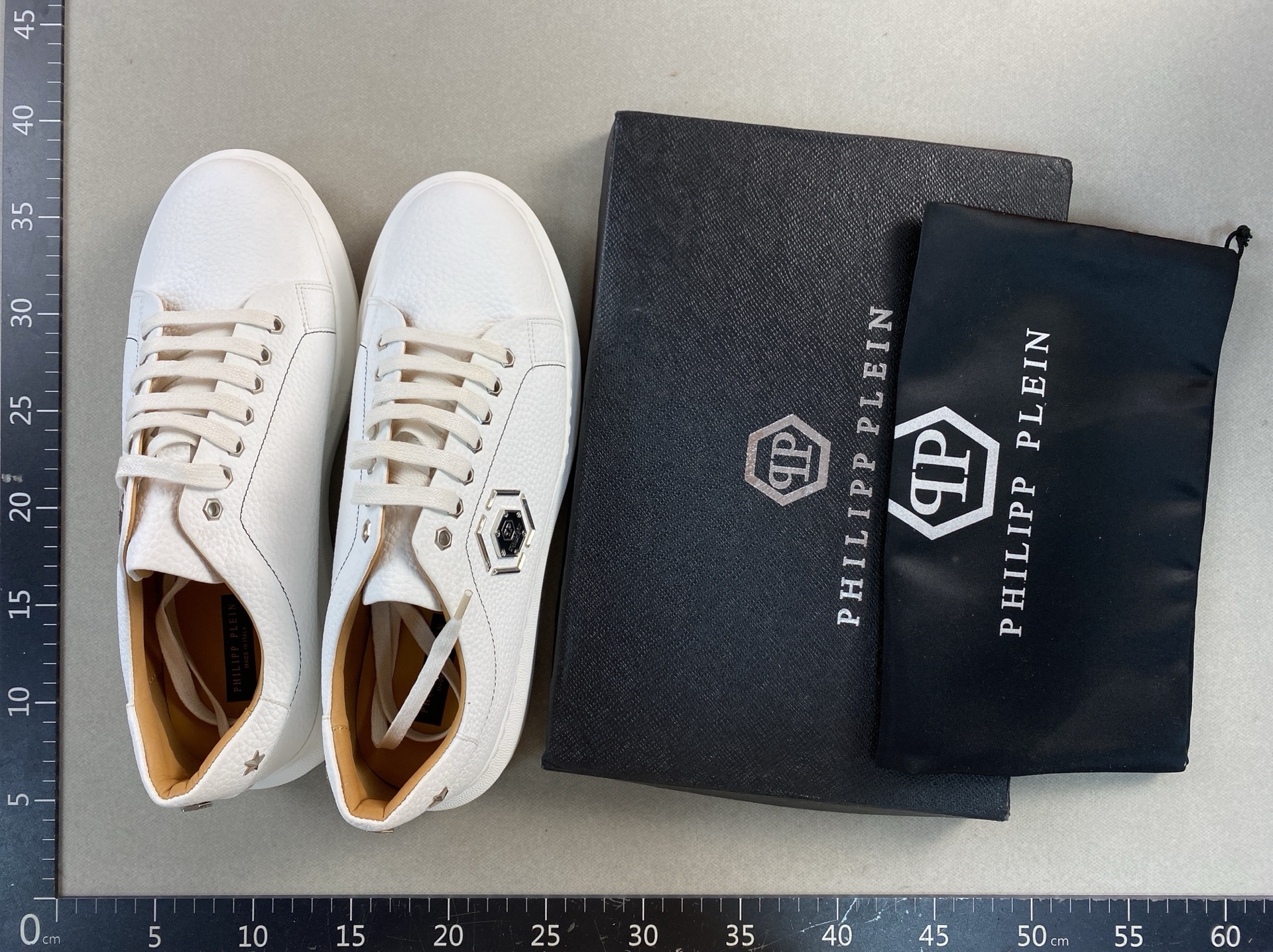 European station men’s autumn/winter chunky sole genuine leather white sneakers – trendy, versatile, low-top lace-up men’s casual skate shoes
